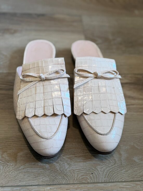 J. Crew Shoes - J Crew Academy Kiltie Loafer Mules Sz 9.5